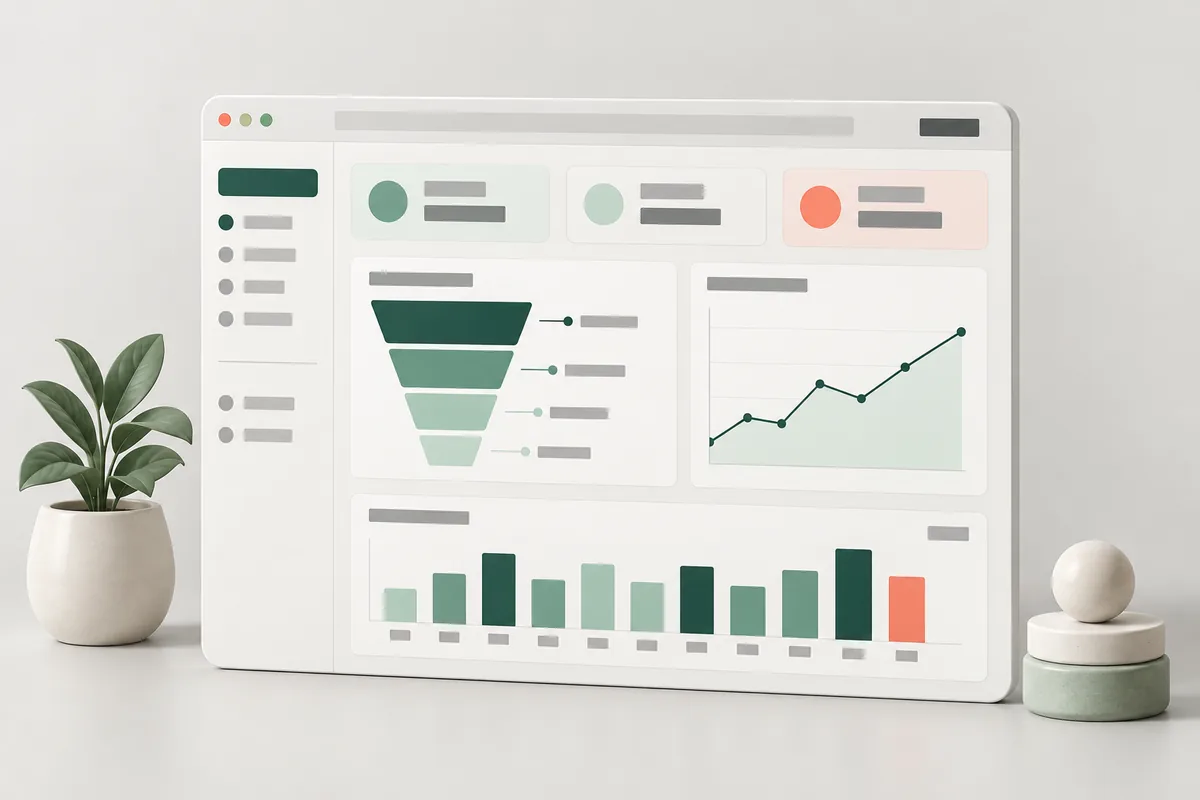 Концепт панели отчётов CRM