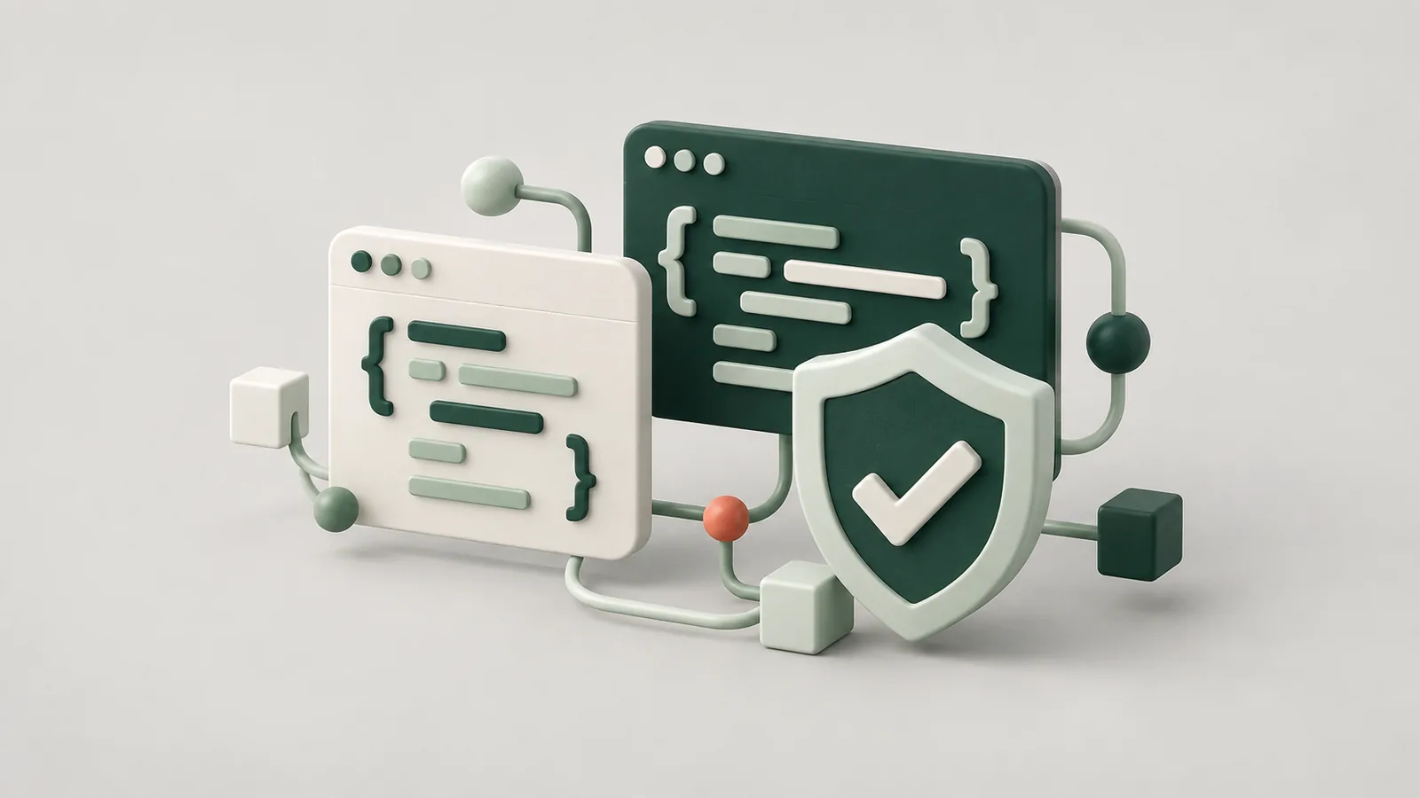 Абстрактная иллюстрация проверки типов в TypeScript